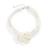 Vintage Multilevel Bead Imitation Pearl Patchwork Chain French  Necklace - Image 8