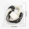Vintage Multilevel Bead Imitation Pearl Patchwork Chain French  Necklace - Image 10
