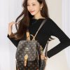 Vintage Print High Quality Soft Leather Backpack - Image 6