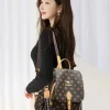 Vintage Print High Quality Soft Leather Backpack - Image 5