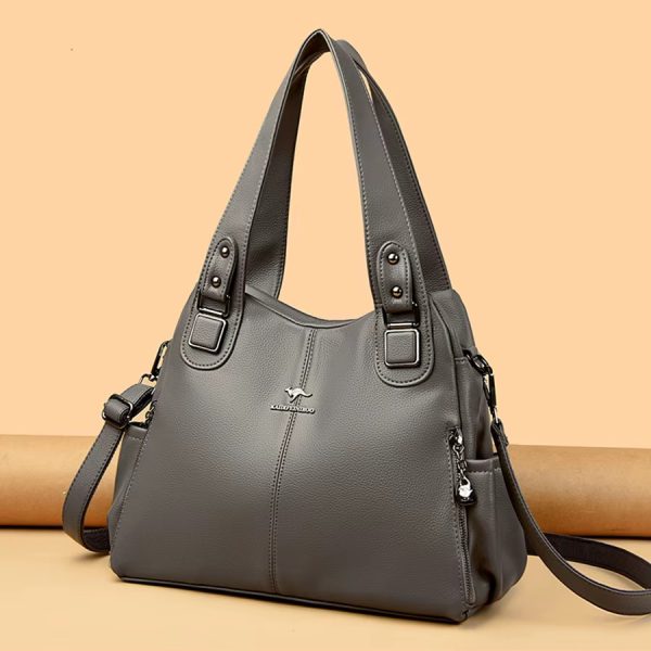 Vintage Soft PU Leather Designer Large Capacity Handbags - Image 11