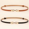2 Piece Combination Set Four Seasons Multicolor Stretch Dress Belt