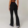 Trendy Bell-bottoms Tights High Waist Wide-leg Flared Pants - Image 4