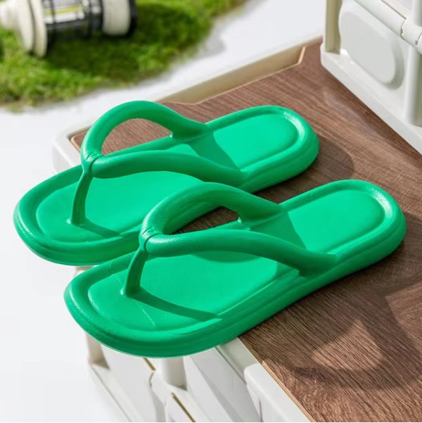 Candy Color Flip Flops Cosy Slides Lithe Soft Indoor Home Slippers - Image 4