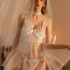 Casual Bride Solid Color Polyester Costumes