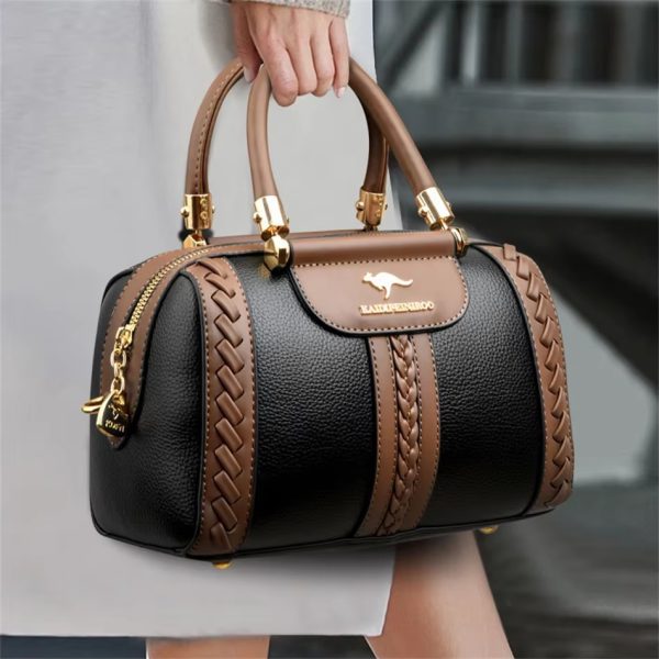 Casual Silt Pocket High Quality Leather Versatile Messenger Shoulder Crossbody Bags - Image 8