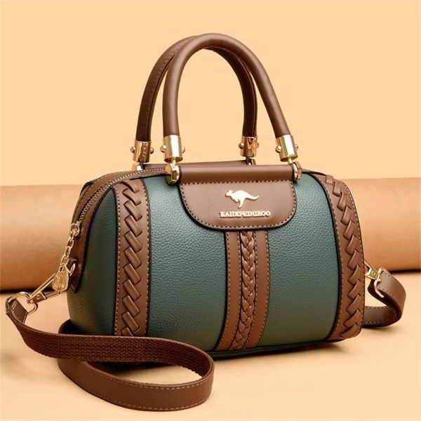 Casual Silt Pocket High Quality Leather Versatile Messenger Shoulder Crossbody Bags - Image 15