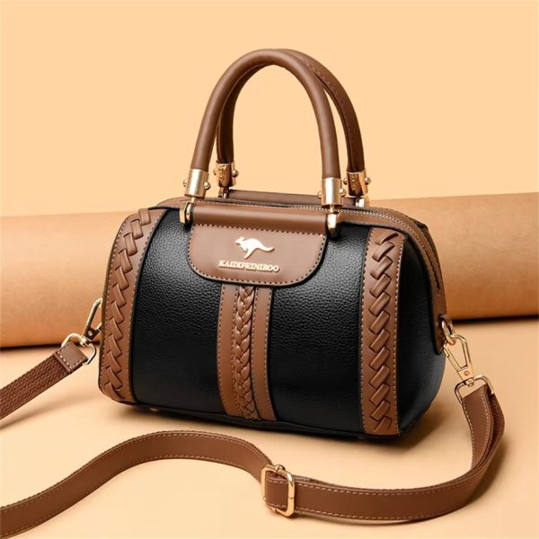 Casual Silt Pocket High Quality Leather Versatile Messenger Shoulder Crossbody Bags - Image 9