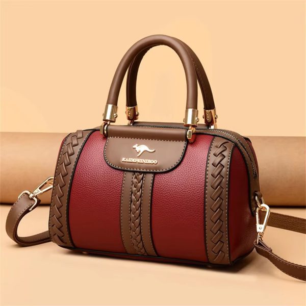 Casual Silt Pocket High Quality Leather Versatile Messenger Shoulder Crossbody Bags - Image 11