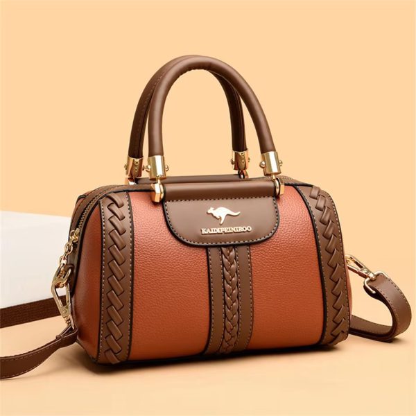 Casual Silt Pocket High Quality Leather Versatile Messenger Shoulder Crossbody Bags - Image 3