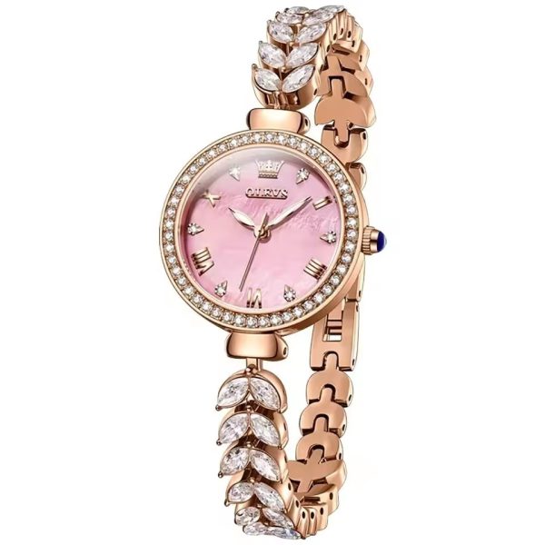 Casual Waterproof Stainless Steel Strap Hidden Clasp Watches - Image 4