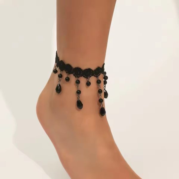 Crystal Tassel Single Product Holiday Leisure Travel Anklet