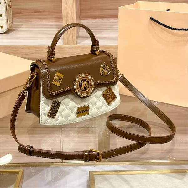 Designer High- End Texture Single Shoulder Crossbody Handbag