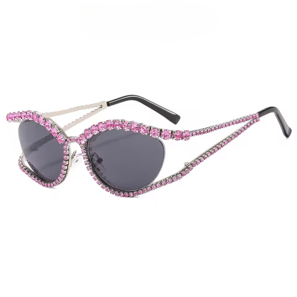 Designer Rhinestone Steampunk Party Beach Shades Accessory Eyeglasses - Image 6