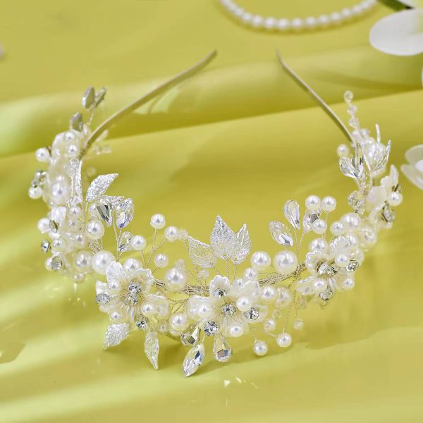 Elegant Bridal Wedding Alloy Leaves Hair Accessories Headpieces - Image 5