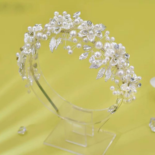 Elegant Bridal Wedding Alloy Leaves Hair Accessories Headpieces - Image 3