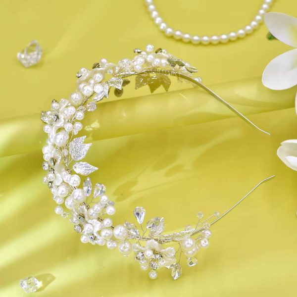 Elegant Bridal Wedding Alloy Leaves Hair Accessories Headpieces - Image 4