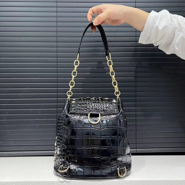 Elegant Beaded Light Luxury Backpack Crossbody Diamond Handbag - Image 9