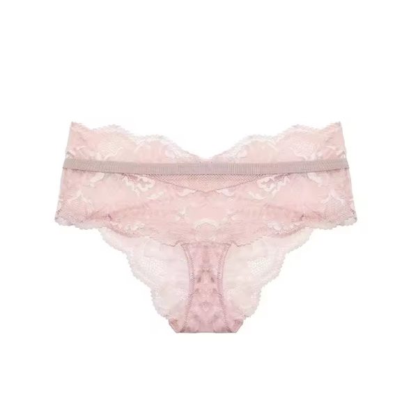 Elegant Flower Patterned Lace Transparent Panties - Image 4