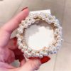 Elegant Rope Pearl Hair Ring Beaded Scrunchies Ponytail Elastic Rubber Band - Image 6