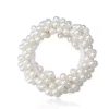 Elegant Rope Pearl Hair Ring Beaded Scrunchies Ponytail Elastic Rubber Band - Image 4