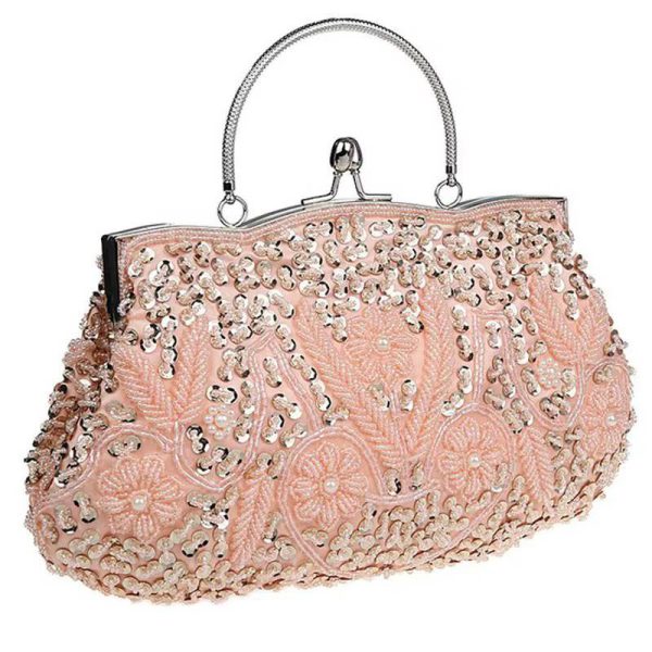 Exquisite Beaded Embroidered Wedding Evening Party Bridal Clutch Bags