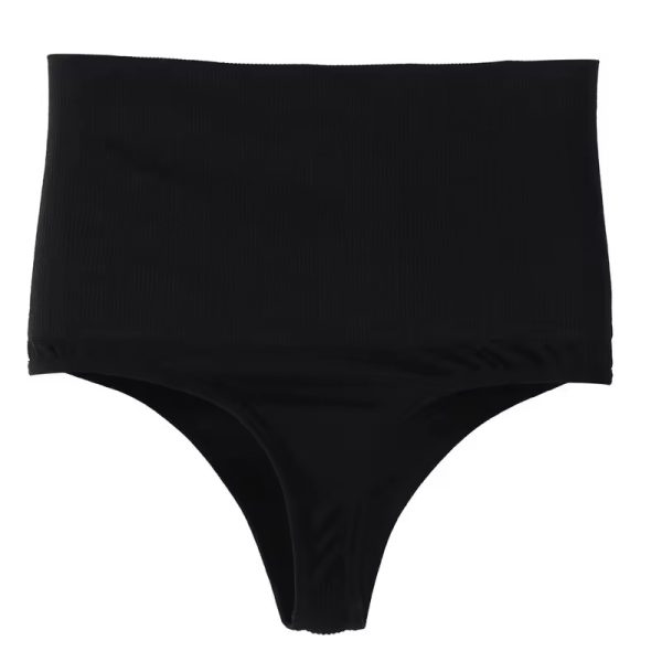 Flat Belly Shaping Thong Seamless High Waist Tummy Control Panties - Image 4