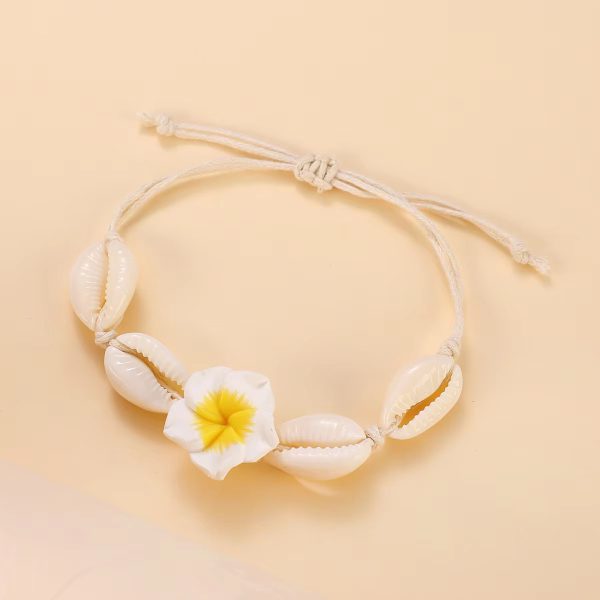 Flower Shell Beach Charm Barefoot Ankle Bracelet Leg Chain Foot Jewelry - Image 3