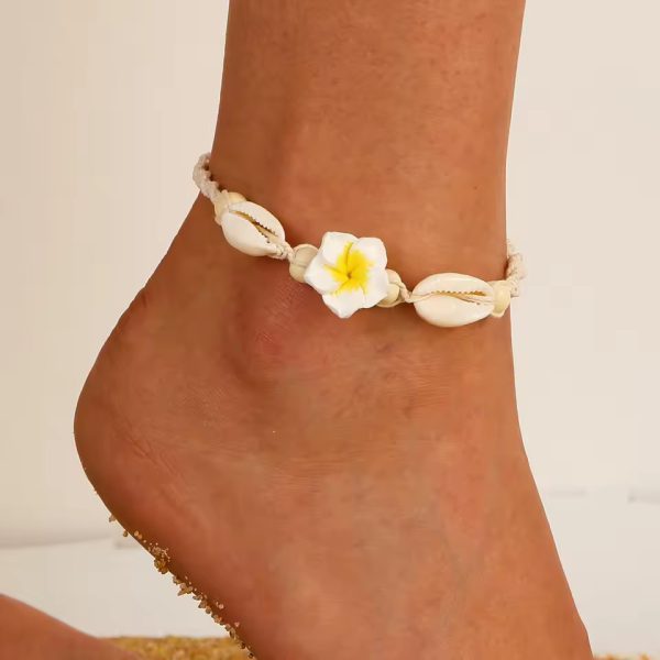 Flower Beach Leg Zinc Alloy Chain Foot Jewelry Ankle Bracelet