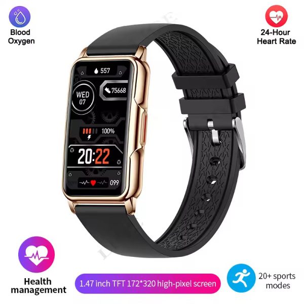 Heart Rate Blood Oxygen Waterproof Sport Smart Band Bracelet Watch - Image 2