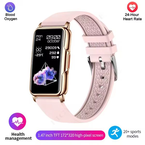 Heart Rate Blood Oxygen Waterproof Sport Smart Band Bracelet Watch - Image 4