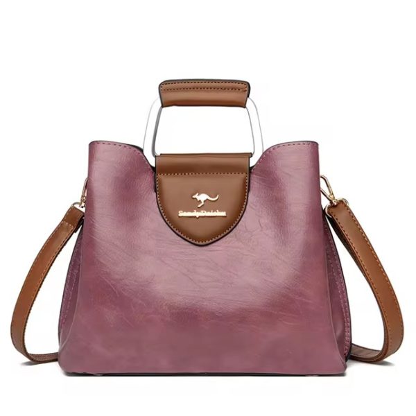 Luxury Designer High Quality Leather Handbags Tote Bag - Image 7