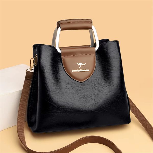 Luxury Designer High Quality Leather Handbags Tote Bag - Image 6