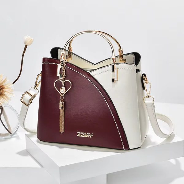 Luxury Designer High Quality Leather Shoulder Handbags - Image 3