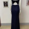 Luxury Sequins sleeveless Cocktail Party Evening Long Celebrity Dress - Image 6