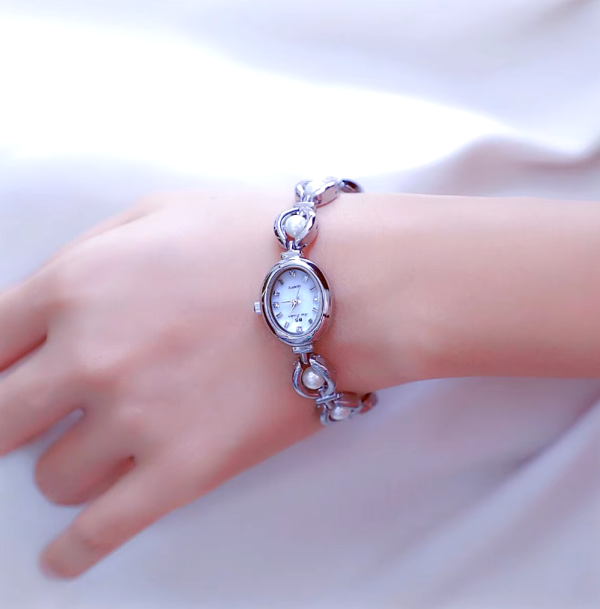 Luxury Simple Pearl Bracelet Jewelry Waterproof Fashion Clock Watches - Image 13