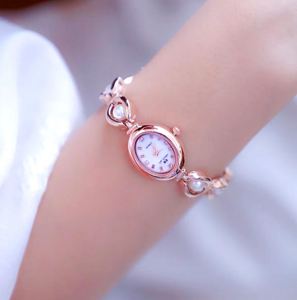 Luxury Simple Pearl Bracelet Jewelry Waterproof Fashion Clock Watches - Image 7