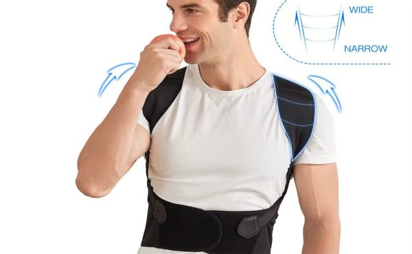 Magnetic Therapy Back With Adjustable Shoulder Support For Sitting Posture Correction - Image 2