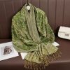 Luxury Cashmere Pashmina Wrap Warm Cotton Stoles Scarf