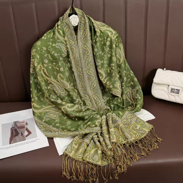 Luxury Cashmere Pashmina Wrap Warm Cotton Stoles Scarf