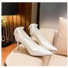 Silk Banquet Bow Pattern Botines High Heels  Bridal Shoes - Image 3