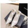 Silk Banquet Bow Pattern Botines High Heels  Bridal Shoes - Image 9