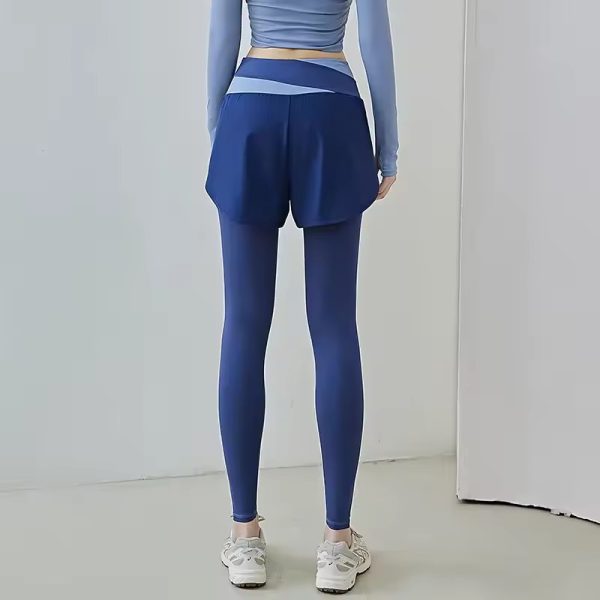 Trendy Anti-Exposure High-Waist Tight With Pockets Yoga Pants - Image 3