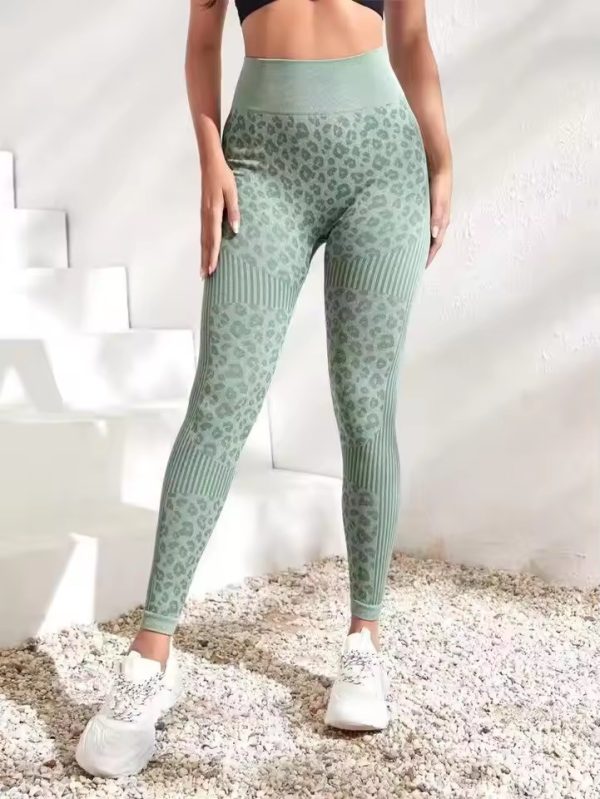 Trendy High Waist Leopard Seamless Yoga Leggings