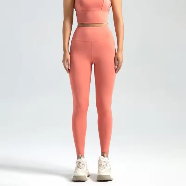 Trendy High Waist Naked Running Yoga Workout Leggings - Image 10