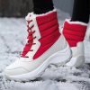 Trendy Keep Warm Snow Plush Outdoor Waterproof Heels Short Boots - Image 2