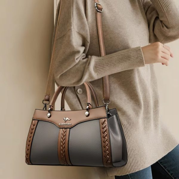 Trendy Multi Layered High Quality Soft Leather Messenger Shoulder Crossbody Bag - Image 12