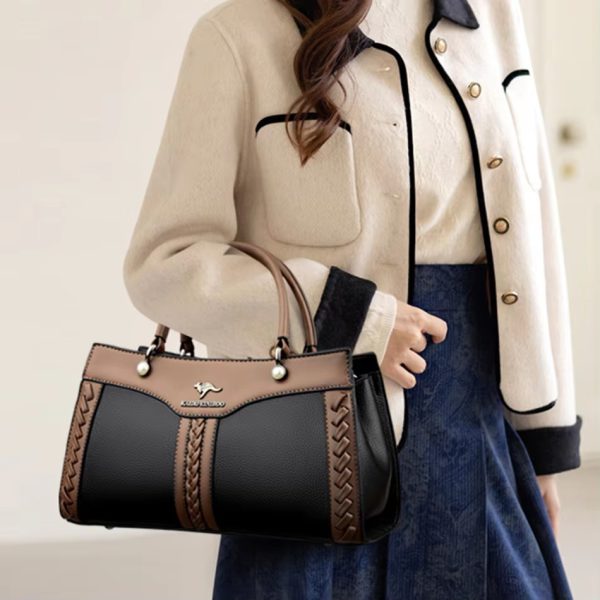 Trendy Multi Layered High Quality Soft Leather Messenger Shoulder Crossbody Bag - Image 6