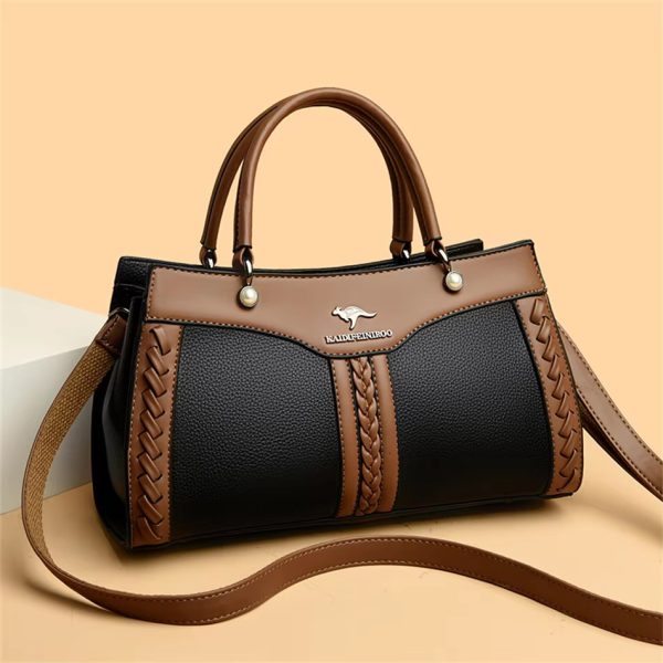 Trendy Multi Layered High Quality Soft Leather Messenger Shoulder Crossbody Bag - Image 10