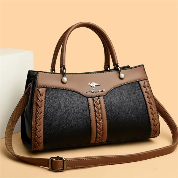 Trendy Multi Layered High Quality Soft Leather Messenger Shoulder Crossbody Bag - Image 11